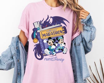 Comfort Colors® 2026 Run Disney Shirt, Disney Weekend Marathon Mickey and Minnie Running Shirt, Magic Kingdom Epcot Running 2026 Shirt
