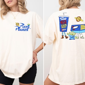 Comfort Colors® Toy Story Pizza Planet Shirt, Toy Story Alien T-shirt, Pixar Toy Story Matching Tee, Disneyland Family Vacation Crewneck