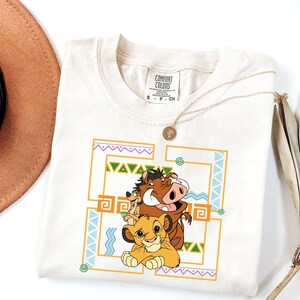 Comfort Colors® Lion King Simba Timon Pumbaa Shirt, Disney Animal Kingdom T-shirt, Disney World Safari Tee, Disney Wild Life Trip Tees