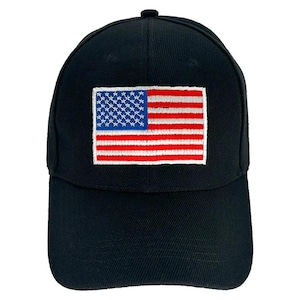 Embroidered American Flag Hat: Patriotic USA Baseball Cap