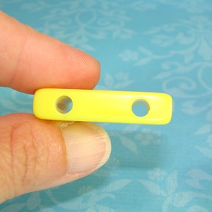 12 Mah Jong Tile Beads Yellow Plastic 2 Hole Black Print Rectangle Jewelry Supplies Bracelet Necklace Chunky Bulk Asian Tile Game 30mm 22mm image 7