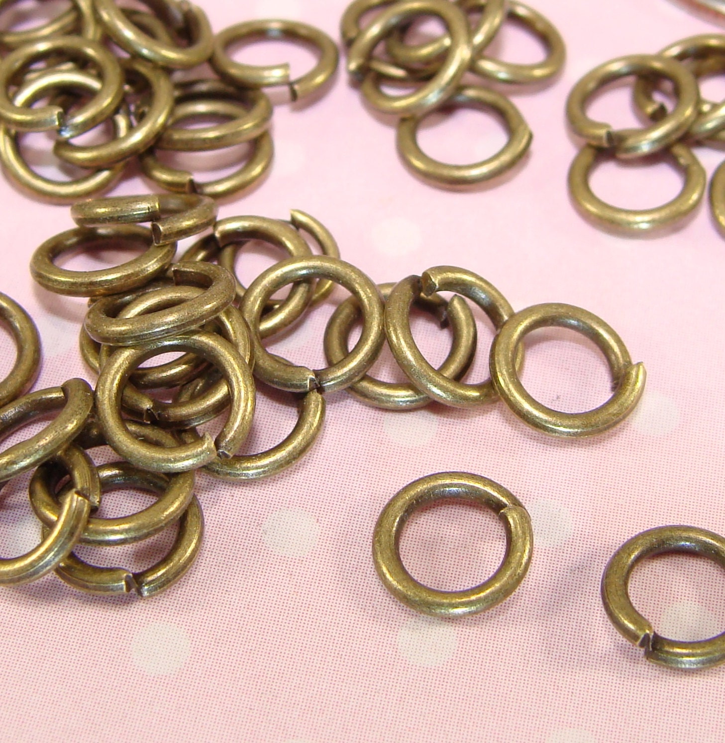 4mm 10 Piece 14k Gold Filled Jumplock Jump Ring Jewelry Making Supplies 