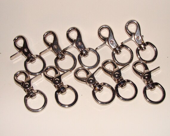 GRANDI fermagli a moschettone per catena da portafoglio, gancio