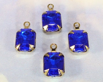 WHOLESALE 68PC 925 SILVER PLATED FACETED BLUE SAPPHIRE PENDANT LOT V936 