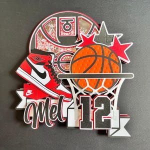 Basketball Cake Topper Party Thema Sneaker Kuchendekoration Sport Cake Topper Sport Geburtstag Sneaker Themenparty Sport Geburtstag Dekoration
