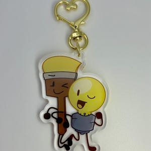 LightBrush Double-Sided Keychain - Inanimate Insanity - Object Show