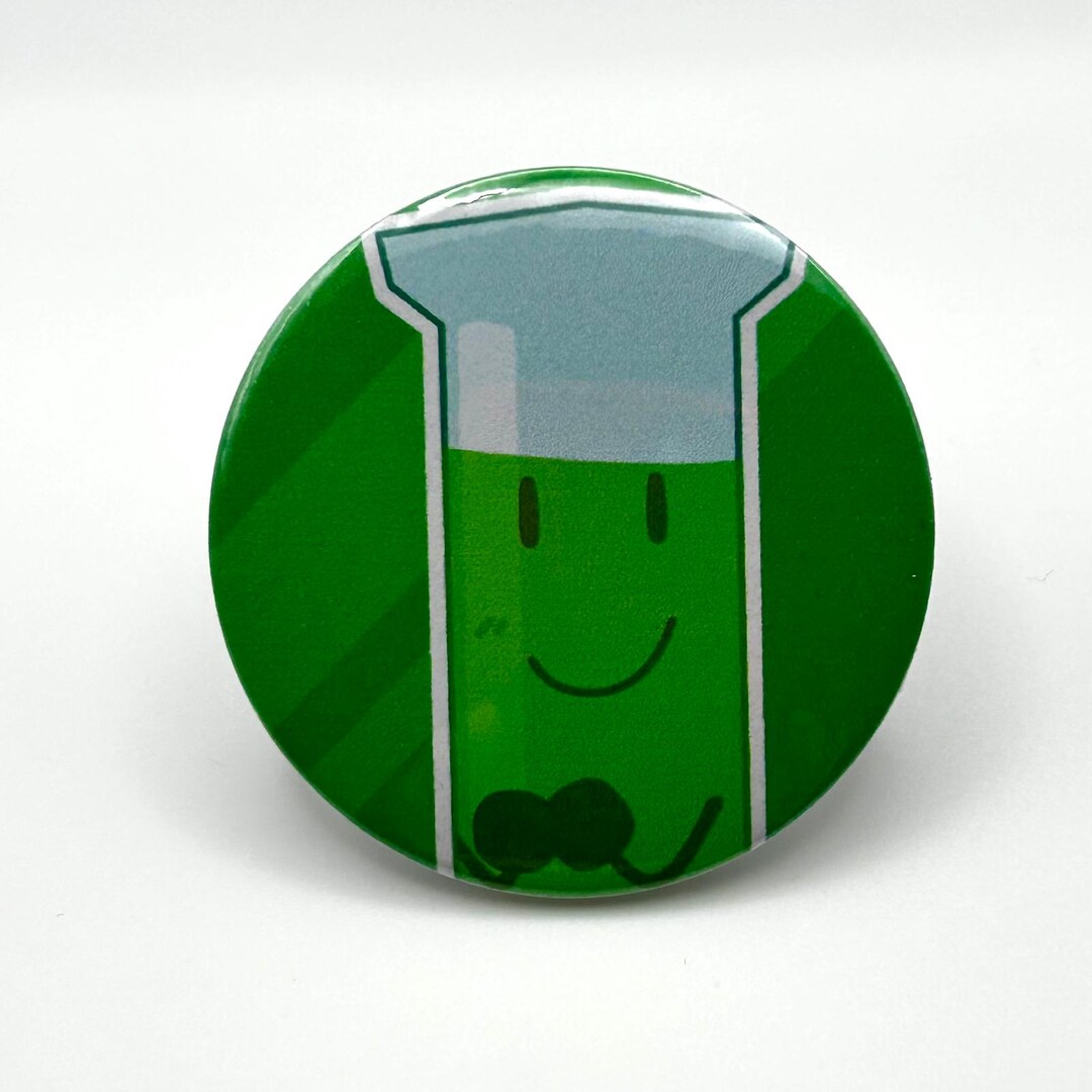 Test Tube Badge - Inanimate Insanity - Object Show - Etsy