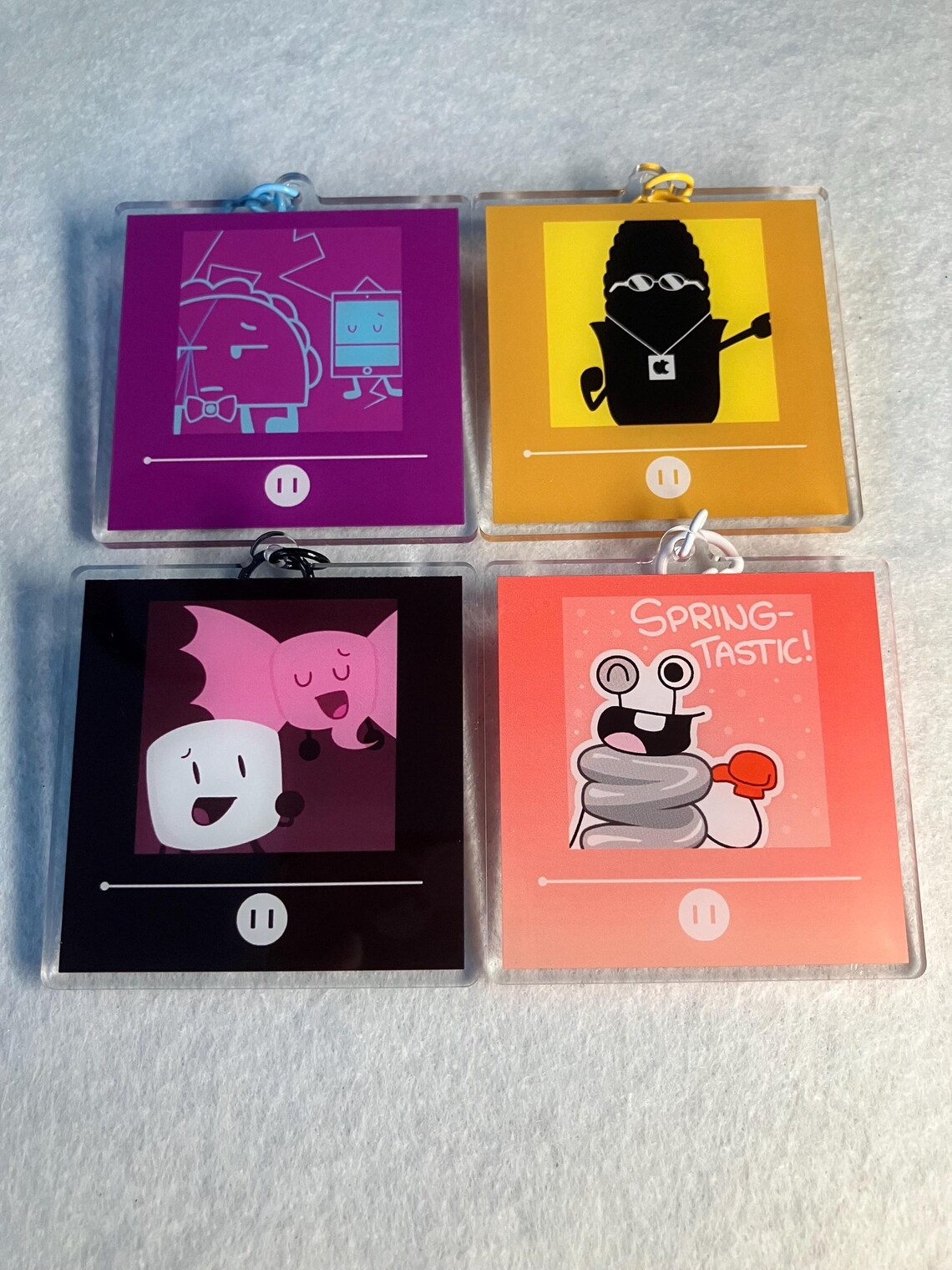 One Object Show Keychains Inanimate Insanity Music Album Keychains - Object Show - Etsy