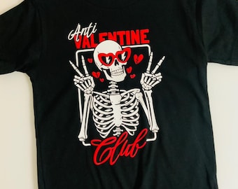 Anti-Valentine Puff Vinyl Children's Tee