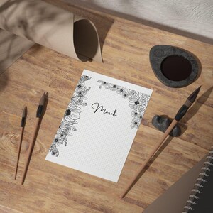 March title page Bullet journal Printable calendar March cover page Colouring page March