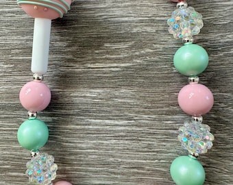 Summer Treats- cake pop statement necklace