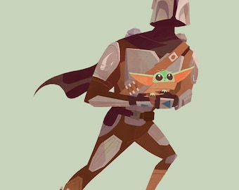 The Mandalorian Art Print