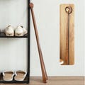 Shoe horn,Shoe horn long,Shoe horn with magnetic base,Handmade natural walnut wood shoe horn with long handle,holiday gift,housewarming gift product logo