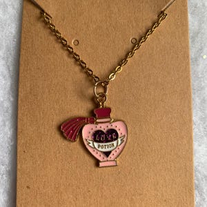 Love Potion charm necklace
