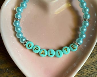 Opalite Inspired Friendship bracelet