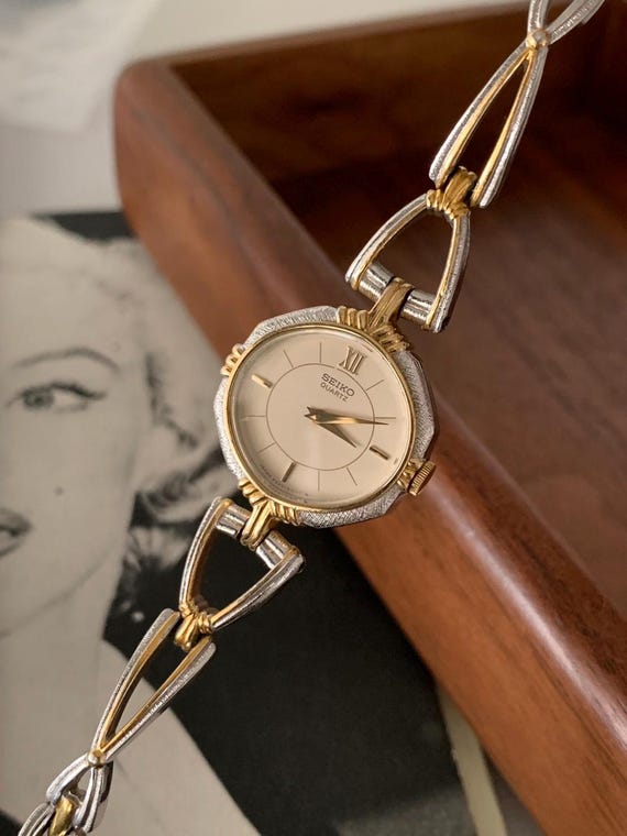 Rare Vintage SEIKO Sand Blasting Gold SGP Gold Plate  display picture 1