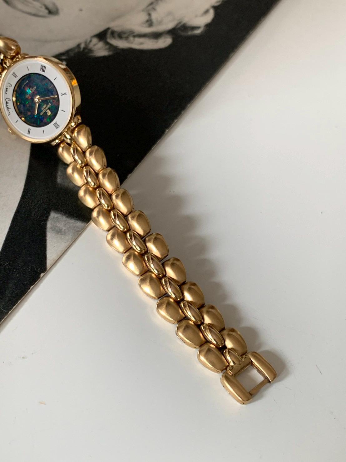 Pierre Cardin オパールペアウォッチ Original Ladies Silver Opal