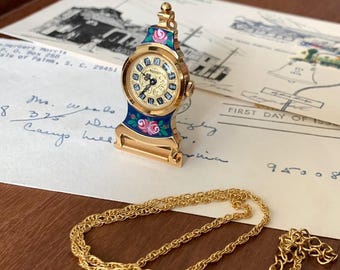 時計 RITMA Vintage Pendant Watch Swiss Made Vintage RITMA Gold Pendant Watch Necklace ,swiss Mechanical