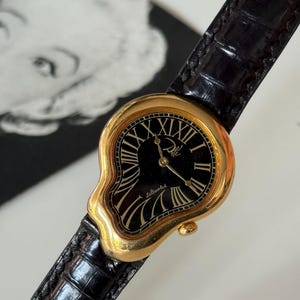 90s  Salvador dali  Swiss Made museum watch ETA  Very Rare