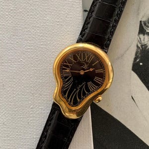 90s  Salvador dali  Swiss Made museum watch ETA  Very Rare