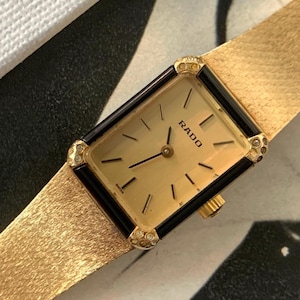 Rare  RADO  Vintage Swiss  Gold Plated Jewelry  Women Watch,  Mechanical Hand Wind Watch, Swiss Watch, Vintage Ladies Watch