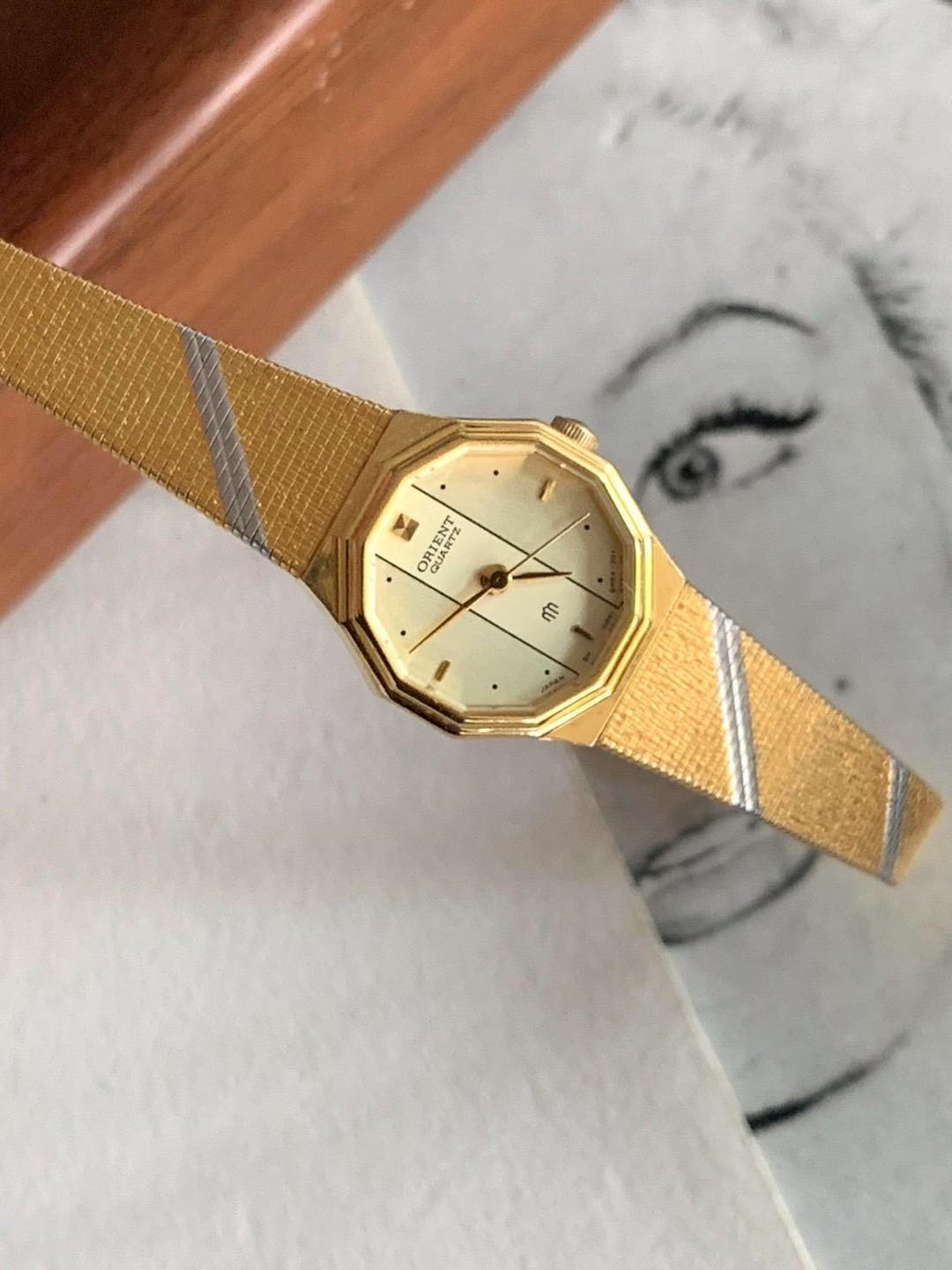 ORIENT MON BIJOU　クォーツ 腕時計 シルバー/ゴールド ORIENT MON BIJOU クォーツ 腕時計 シルバー/ゴールド ビジュー