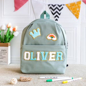 Sac à dos personnalisé pour enfants, cartables en nylon, cadeaux personnalisés pour enfants, sac à dos pour la garderie, sac à dos personnalisé, cadeaux de Noël