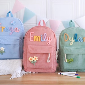 Sac à dos personnalisé pour enfant, cartable, sac à dos personnalisé pour tout-petit, rentrée scolaire, sac à dos pour enfant, cadeau pour enfant