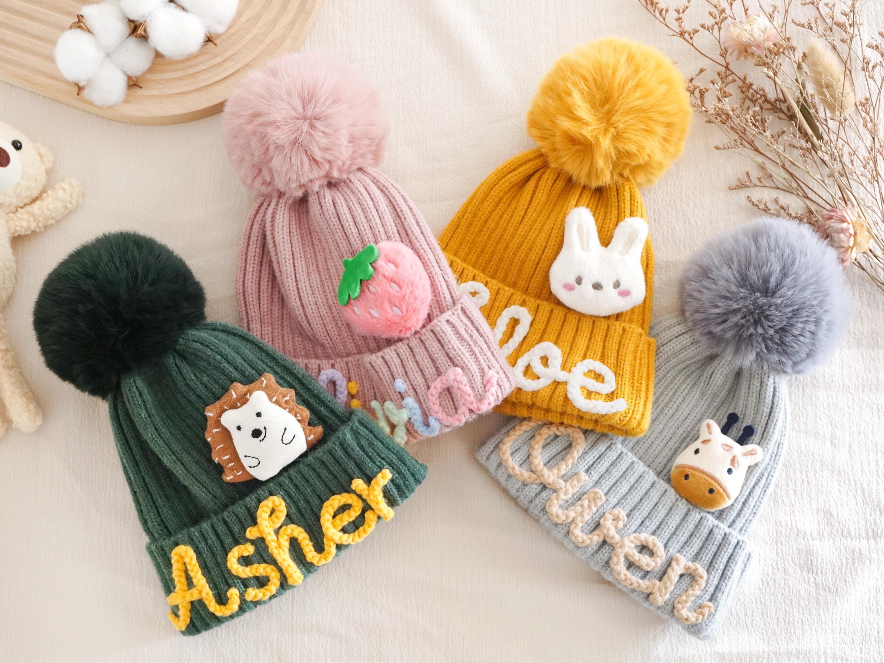 Autumn Cashmere Unicorn Pom Pom Hat Hat Beanie Cap Adult Size Unicorn Caticorn Cat Ears HandMade  main image 2