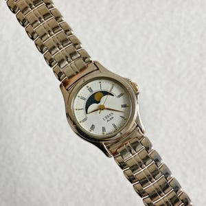 SEIKO セイコードルチェ ムーンフェイズ 腕時計 クォーツ ヴィンテージ Vintage seiko moon phase - Etsy 日本