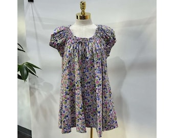 Floral Smocked Babydoll Dress