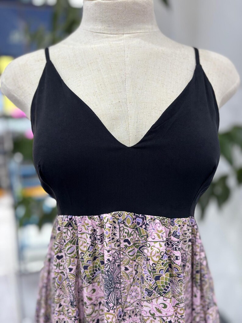 Women's Patchwork Sleeveless Solid Maxi Dress