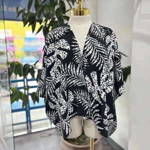 Palm Mirage Drape Kimono