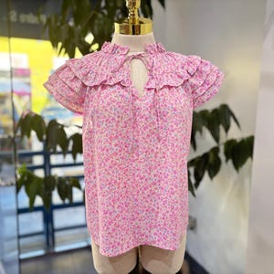 Blossom Breeze Ruffle Blouse