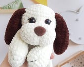 Crochet PATTERN dog, Amigurumi tutorial PDF in English, crochet puppy crochet pattern PDF Christmas gift Baby shower dog crochet pattern