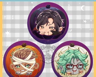 Our Life: Halloween Button Badges