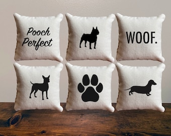 mini decorative pillows