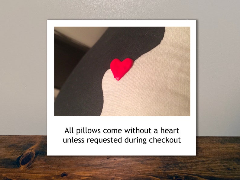 Oklahoma Pillow with Optional Heart