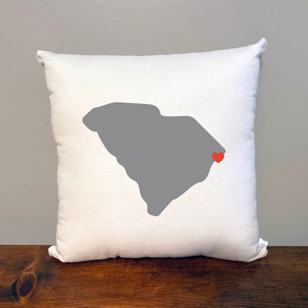 South Carolina Pillow Etsy