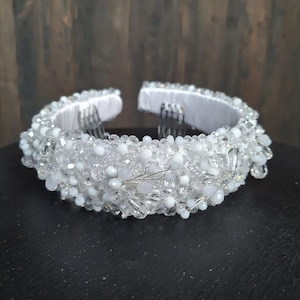 Perle Braut Haarschmuck Boho Braut Perle Haarschmuck Perle Braut Stirnband Perle Hochzeit Stirnband Perlen Kopfstück Boho Stirnbänder