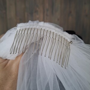 Vibrant bridal veil wild flowers embroidered floral veil wildflower Colorful fine veil Flowery Cathedral custom length veils from Ukraine image 6