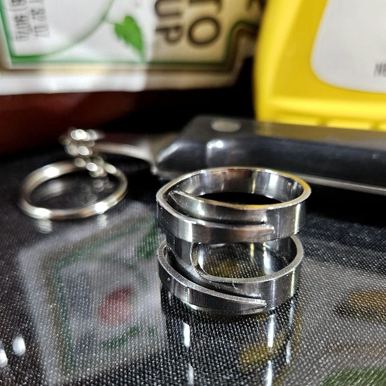 Upcycled Serving Fork Ring Stainless Steel - Etsy