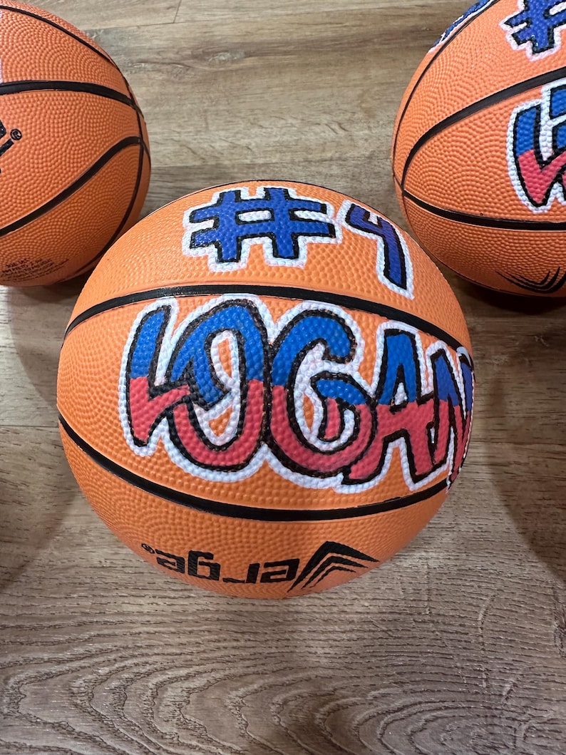 Custom Painted Basketballs - Mini Size 1 Balls - Etsy