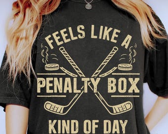 Hockey Penalty Box PNG Design – Funny Sports Digital Download for Sublimation, DIY T-Shirts, Mugs, Posters, Gifts, and Apparel Projects