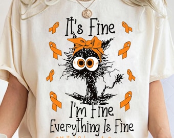 Funny Multiple Sclerosis Awareness PNG - Orange Ribbon Design (Digital Download)