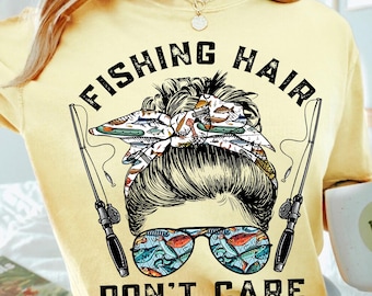 Pesca Capelli Non Mi Preoccupo PNG: Donne Pescatrici Download Digitale