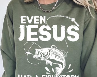 Funny Christian Fishing PNG Design: Religious Humor (Digital File)