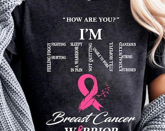 Breast Cancer Warrior PNG: Inspirational Pink Ribbon Design (Digital Download)