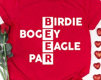Golf Beer Shirt - Funny Golf Tee - Bogey Eagle Par Golf PNG - Golfer Gift - Golf Humor - Golf Lover Sublimation Design