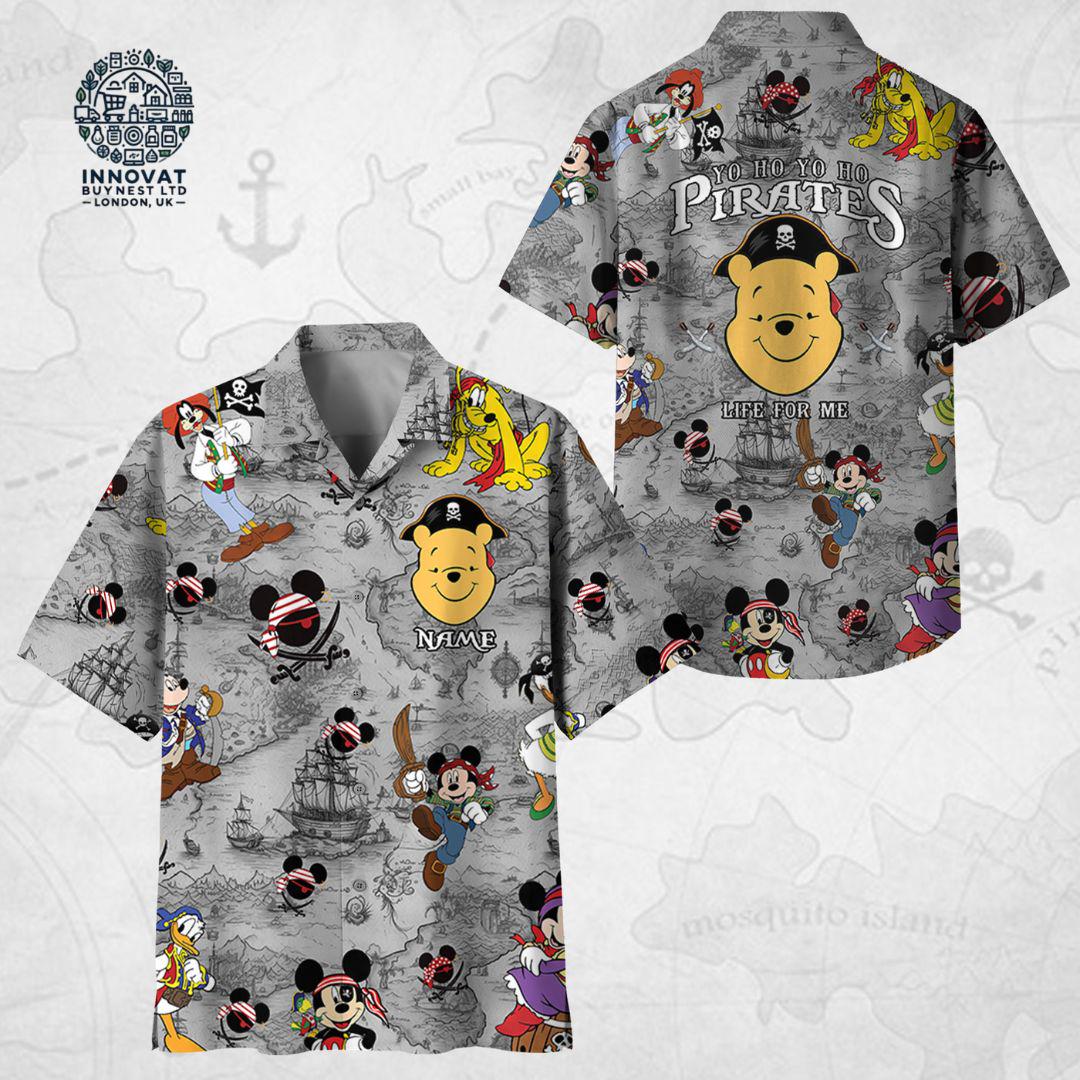 Discover Disneyyy Cruise Hawaiian Shirt, Mickeyy Cruise Shirt, Pirates Caribbean Hawaiian